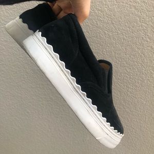 chloe navy sneaker